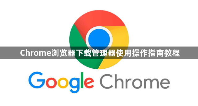 Chrome浏览器下载管理器使用操作指南教程1