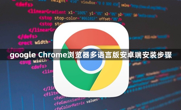 google Chrome浏览器多语言版安卓端安装步骤1
