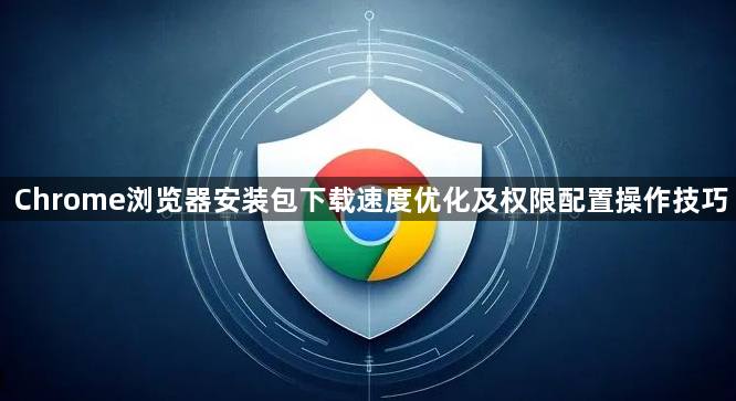 Chrome浏览器安装包下载速度优化及权限配置操作技巧1