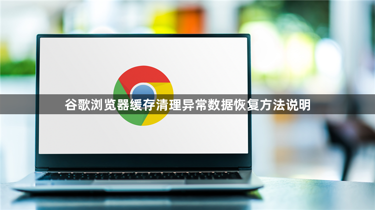 谷歌浏览器缓存清理异常数据恢复方法说明1