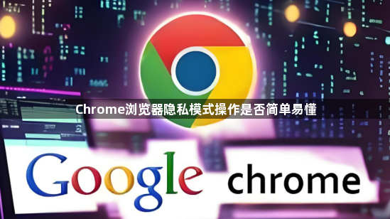 Chrome浏览器隐私模式操作是否简单易懂1