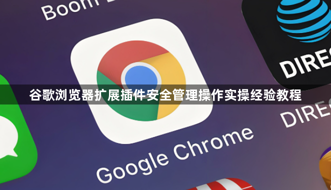 谷歌浏览器扩展插件安全管理操作实操经验教程1
