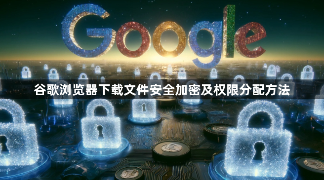 谷歌浏览器下载文件安全加密及权限分配方法1