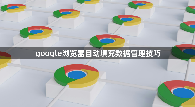 google浏览器自动填充数据管理技巧1