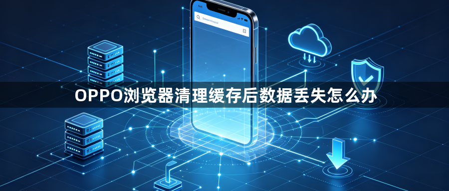 OPPO浏览器清理缓存后数据丢失怎么办1