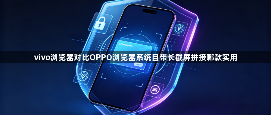 vivo浏览器对比OPPO浏览器系统自带长截屏拼接哪款实用1