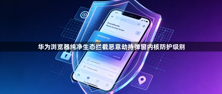 华为浏览器纯净生态拦截恶意劫持弹窗内核防护级别1