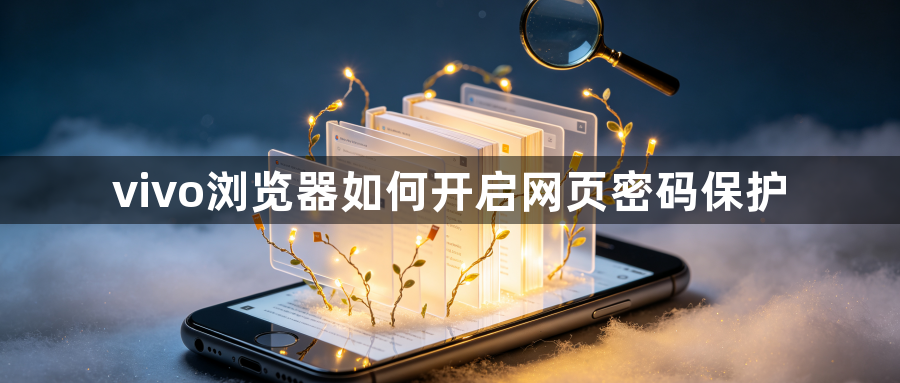 vivo浏览器如何开启网页密码保护1