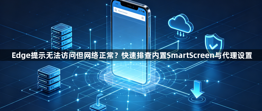 Edge提示无法访问但网络正常？快速排查内置SmartScreen与代理设置1