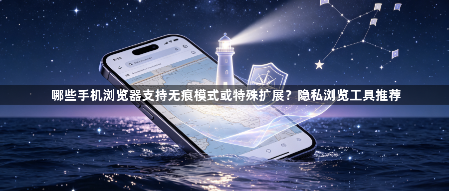 哪些手机浏览器支持无痕模式或特殊扩展?隐私浏览工具推荐1