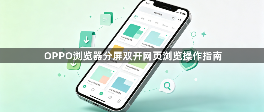 OPPO浏览器分屏双开网页浏览操作指南1