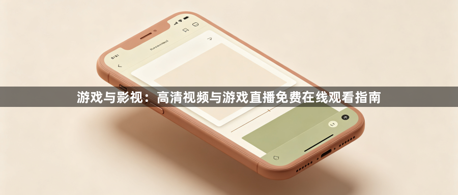 游戏与影视:高清视频与游戏直播免费在线观看指南1