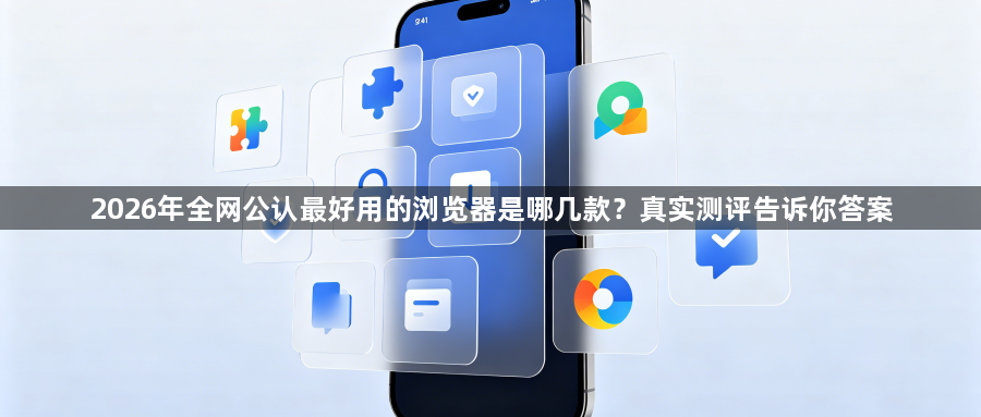 2026年全网公认最好用的浏览器是哪几款?真实测评告诉你答案1