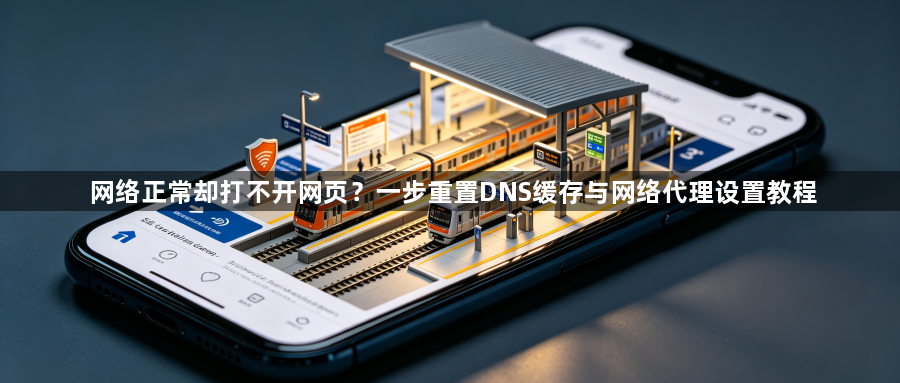 网络正常却打不开网页？一步重置DNS缓存与网络代理设置教程1