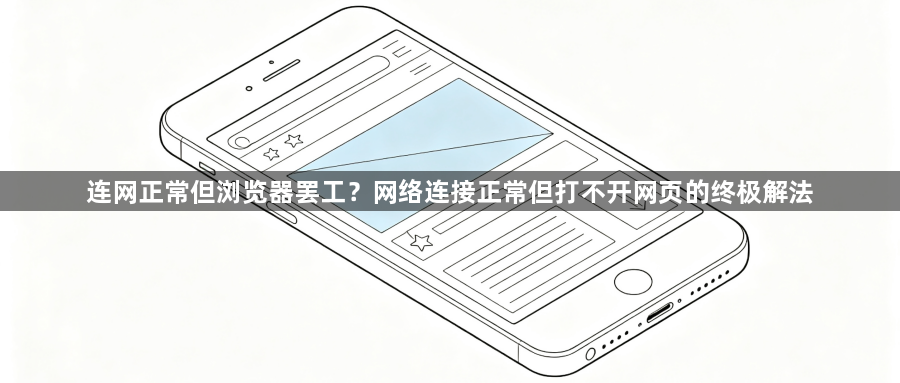 连网正常但浏览器罢工？网络连接正常但打不开网页的终极解法1
