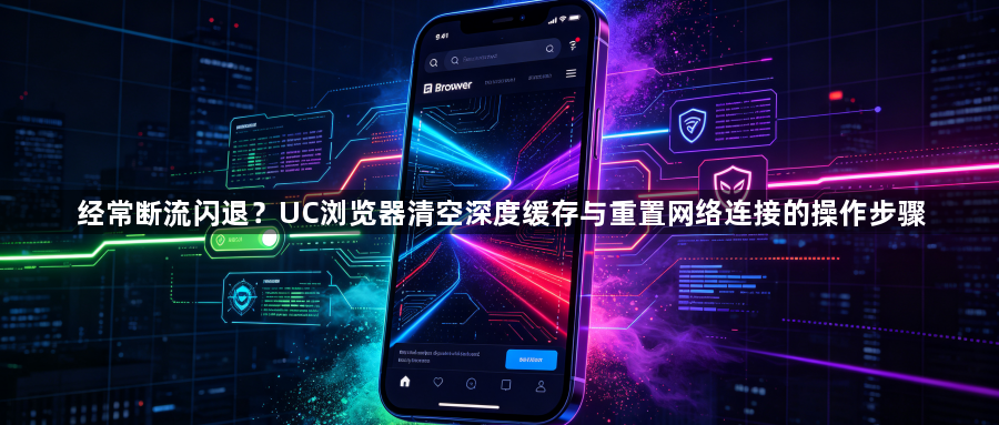 经常断流闪退？UC浏览器清空深度缓存与重置网络连接的操作步骤1