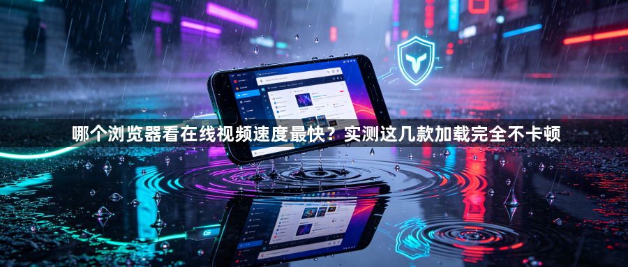 哪个浏览器看在线视频速度最快?实测这几款加载完全不卡顿1