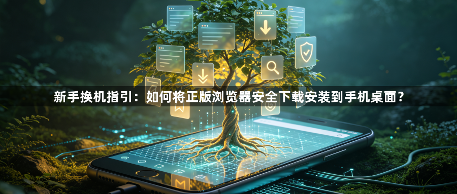 新手换机指引:如何将正版浏览器安全下载安装到手机桌面?1