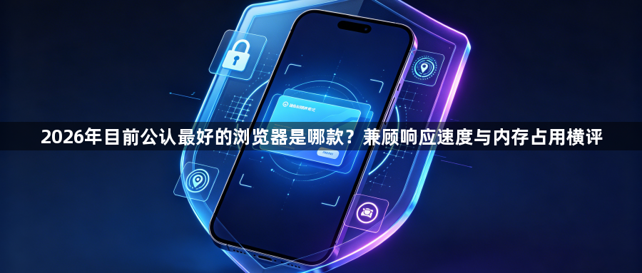 2026年目前公认最好的浏览器是哪款？兼顾响应速度与内存占用横评1
