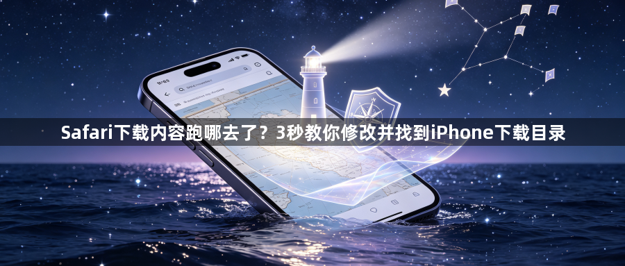 Safari下载内容跑哪去了？3秒教你修改并找到iPhone下载目录1